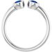 Bezel-Set Two-Stone Ring