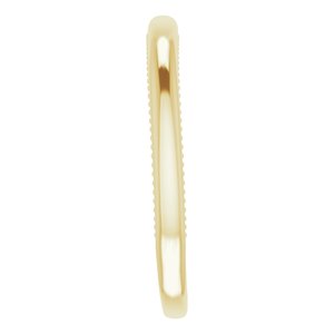 Halo-Style Milgrain Engagement Ring or Band