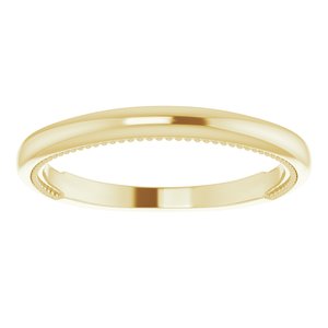 Halo-Style Milgrain Engagement Ring or Band