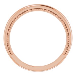 Halo-Style Milgrain Engagement Ring or Band