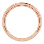 Halo-Style Milgrain Engagement Ring or Band