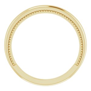 Halo-Style Milgrain Engagement Ring or Band