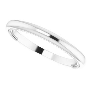 Halo-Style Milgrain Engagement Ring or Band