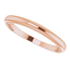 Halo-Style Milgrain Engagement Ring or Band