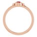 Stackable Bezel-Set Ring