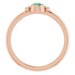 Stackable Bezel-Set Ring