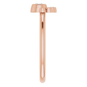 Stackable Bezel-Set Ring