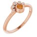 Stackable Bezel-Set Ring