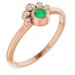 Stackable Bezel-Set Ring