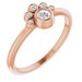 Stackable Bezel-Set Ring