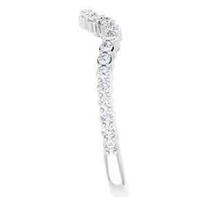 Halo-Style Bypass Engagement Ring or Band