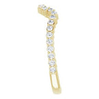 Halo-Style Bypass Engagement Ring or Band