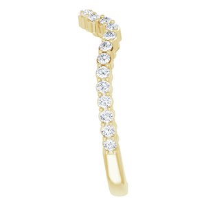 Halo-Style Bypass Engagement Ring or Band