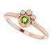 Stackable Bezel-Set Ring