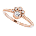 Stackable Bezel-Set Ring