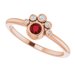 Stackable Bezel-Set Ring