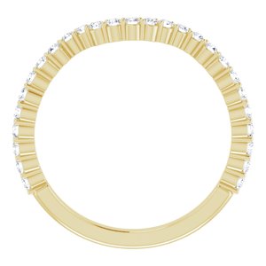 Halo-Style Bypass Engagement Ring or Band