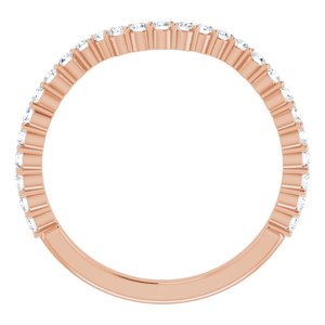 Halo-Style Bypass Engagement Ring or Band