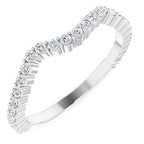Halo-Style Bypass Engagement Ring or Band