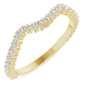 Halo-Style Bypass Engagement Ring or Band