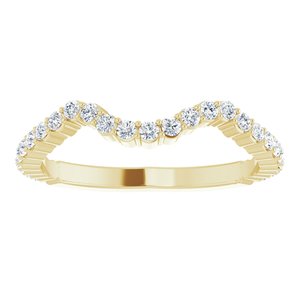 Halo-Style Bypass Engagement Ring or Band
