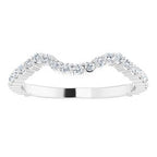 Halo-Style Bypass Engagement Ring or Band