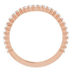 Halo-Style Bypass Engagement Ring or Band