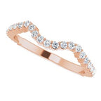 Halo-Style Bypass Engagement Ring or Band