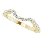 Halo-Style Bypass Engagement Ring or Band