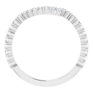 Halo-Style Bypass Engagement Ring or Band