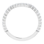 Halo-Style Bypass Engagement Ring or Band