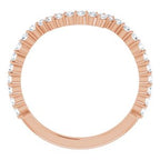 Halo-Style Bypass Engagement Ring or Band