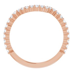 Halo-Style Bypass Engagement Ring or Band