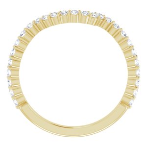 Halo-Style Bypass Engagement Ring or Band