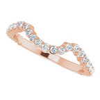 Halo-Style Bypass Engagement Ring or Band