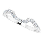 Halo-Style Bypass Engagement Ring or Band