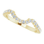 Halo-Style Bypass Engagement Ring or Band