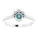 Stackable Bezel-Set Ring