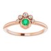 Stackable Bezel-Set Ring