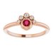 Stackable Bezel-Set Ring