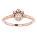 Stackable Bezel-Set Ring