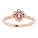 Stackable Bezel-Set Ring