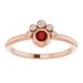 Stackable Bezel-Set Ring