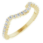 Halo-Style Bypass Engagement Ring or Band