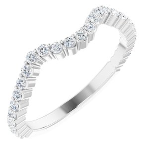 Halo-Style Bypass Engagement Ring or Band