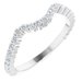 Halo-Style Bypass Engagement Ring or Band