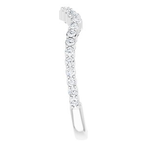Halo-Style Bypass Engagement Ring or Band