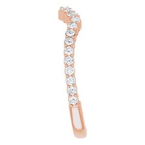 Halo-Style Bypass Engagement Ring or Band