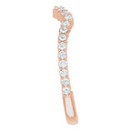 Halo-Style Bypass Engagement Ring or Band