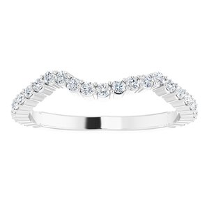 Halo-Style Bypass Engagement Ring or Band